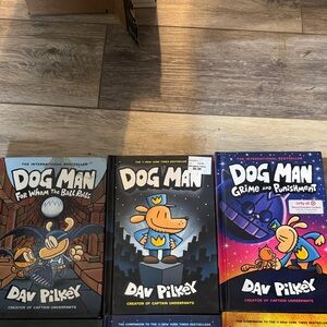 Dog Man Hardcover Book - Blue Edition by